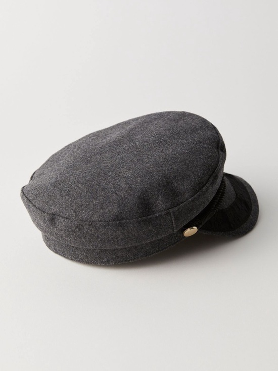 Free People Wool Cadet Hat Gray One Size New main image 7
